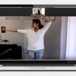 Image of a student doing Tai Chi Qigong